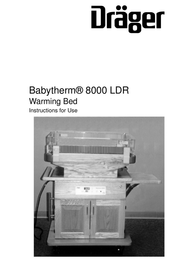 Dräger Babytherm 8000 LDR Instructions for use Dräger Babytherm 8000 LDR Instructions for use