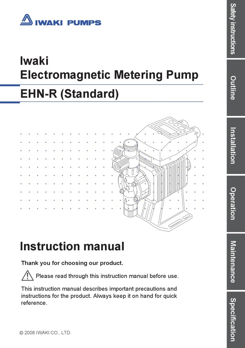 IWAKI PUMPS EHN-R instruction manual