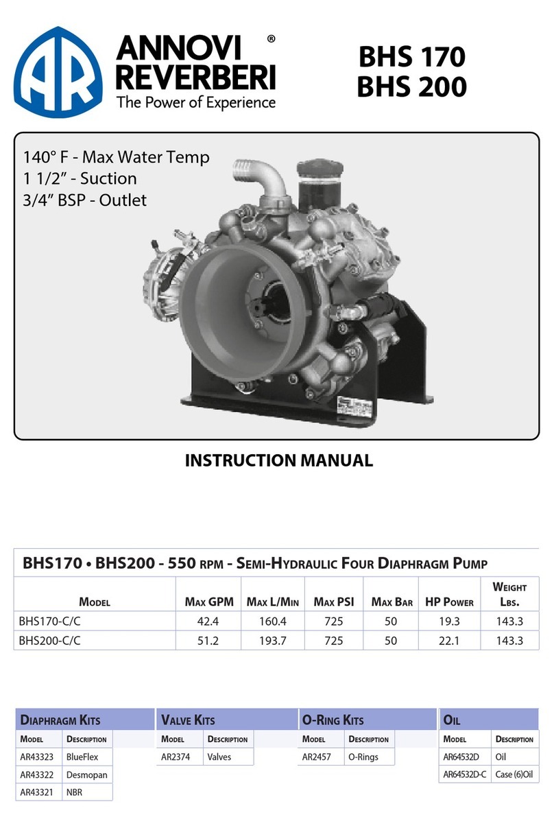 Annovi Reverberi BHS170-C/C instruction manual Annovi Reverberi BHS170-C/C instruction manual