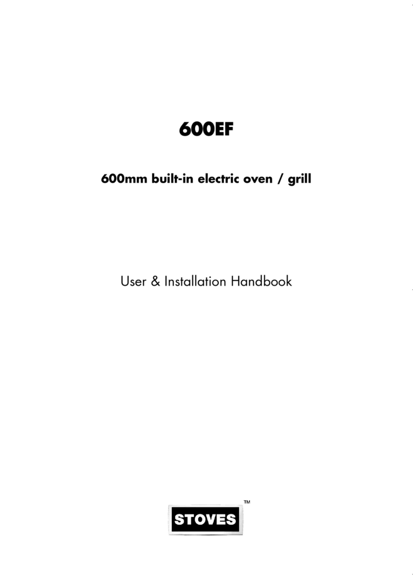 STOVES 600EF Operating instructions