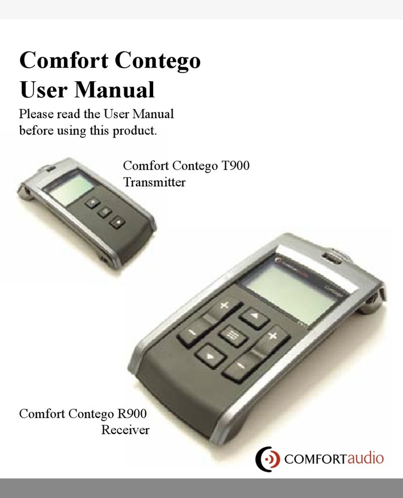 Comfort audio Comfort Contego T900 user manual