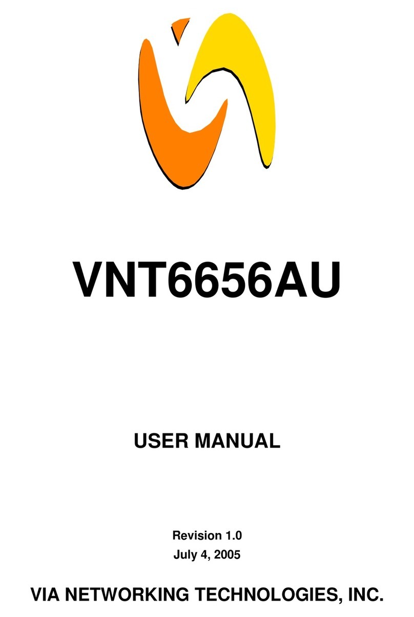 VIA Technologies VNT6656AU user manual