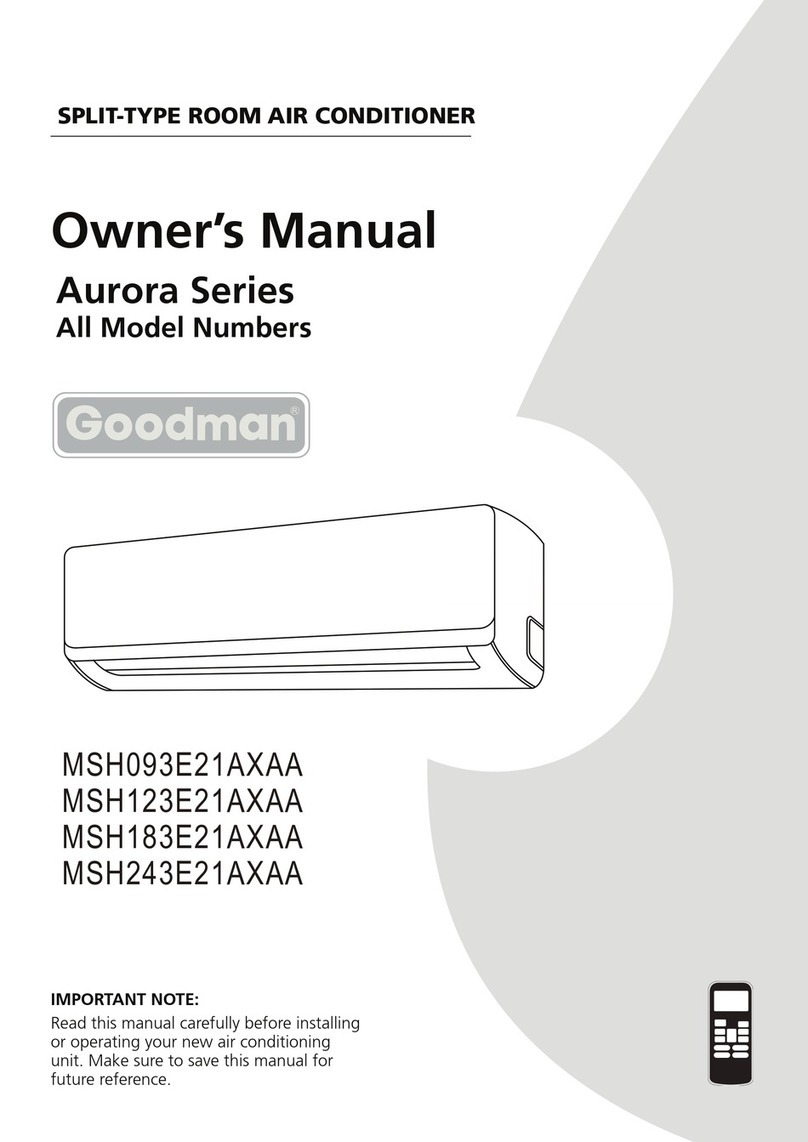 Goodman Aurora Series owner's manual