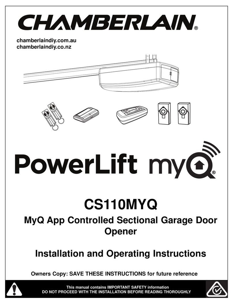 Chamberlain PowerLIft CS110MYQ User manual