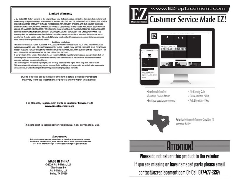 SUNRAY Beacon Point 801010 User manual