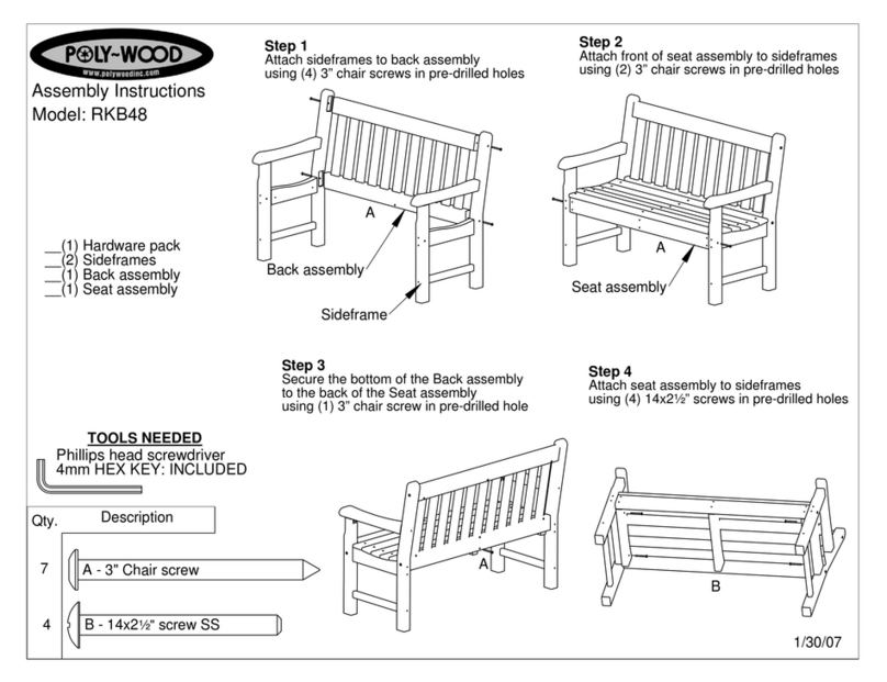 Polywood RKB48 User manual