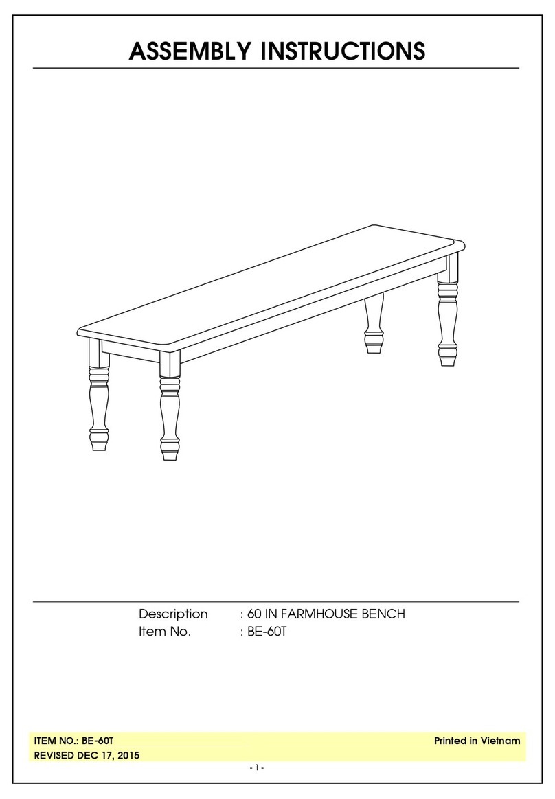 John Thomas BE-60T Assembly instructions