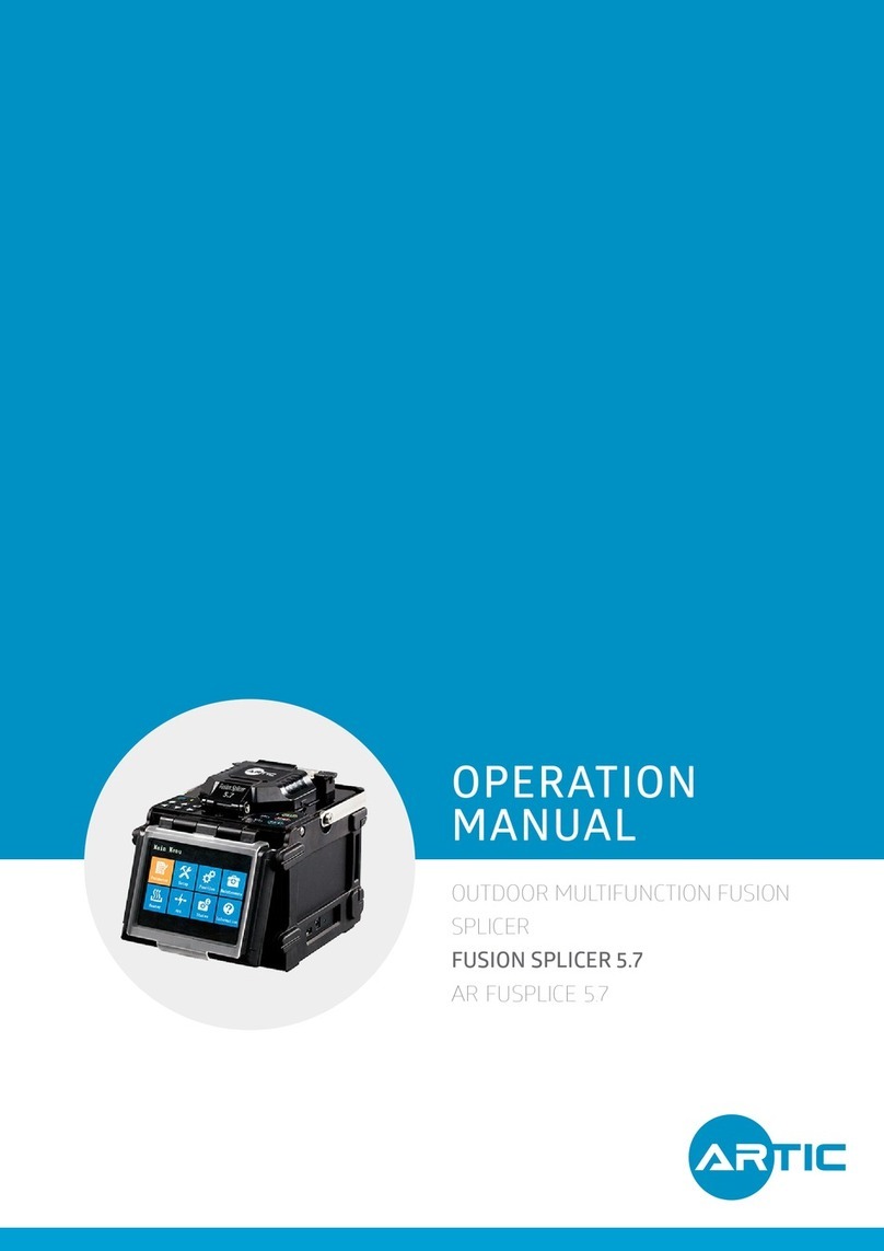Artic FUSION SPLICER 5.7 Operation manual