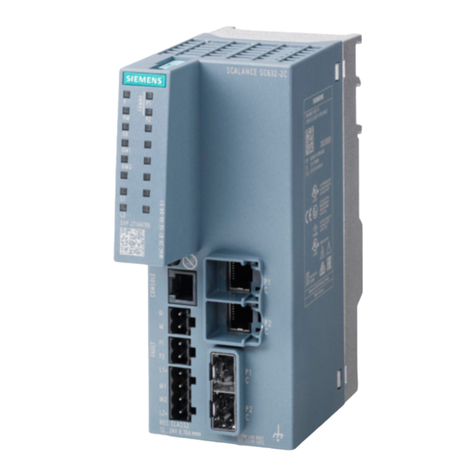 Siemens SIMATIC NET SCALANCE SC-600 User manual