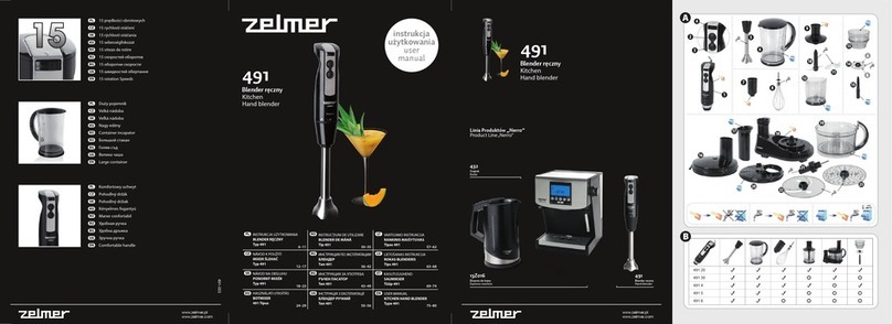 Zelmer 491 symbio user manual