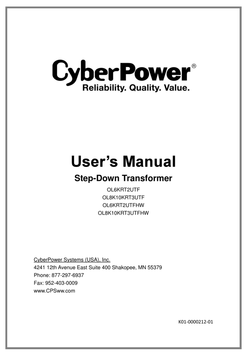 CyberPower OL6KRT2UTF User manual