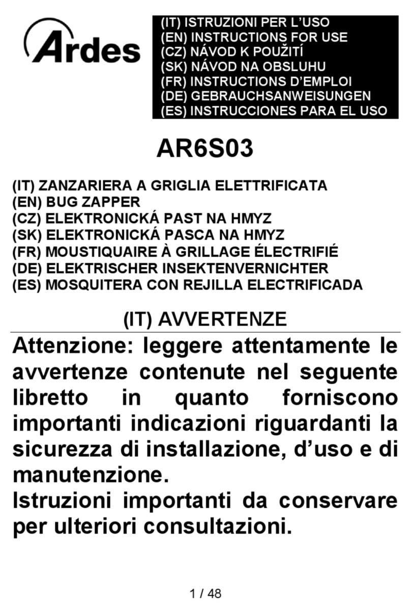 ARDES AR6S03 User manual