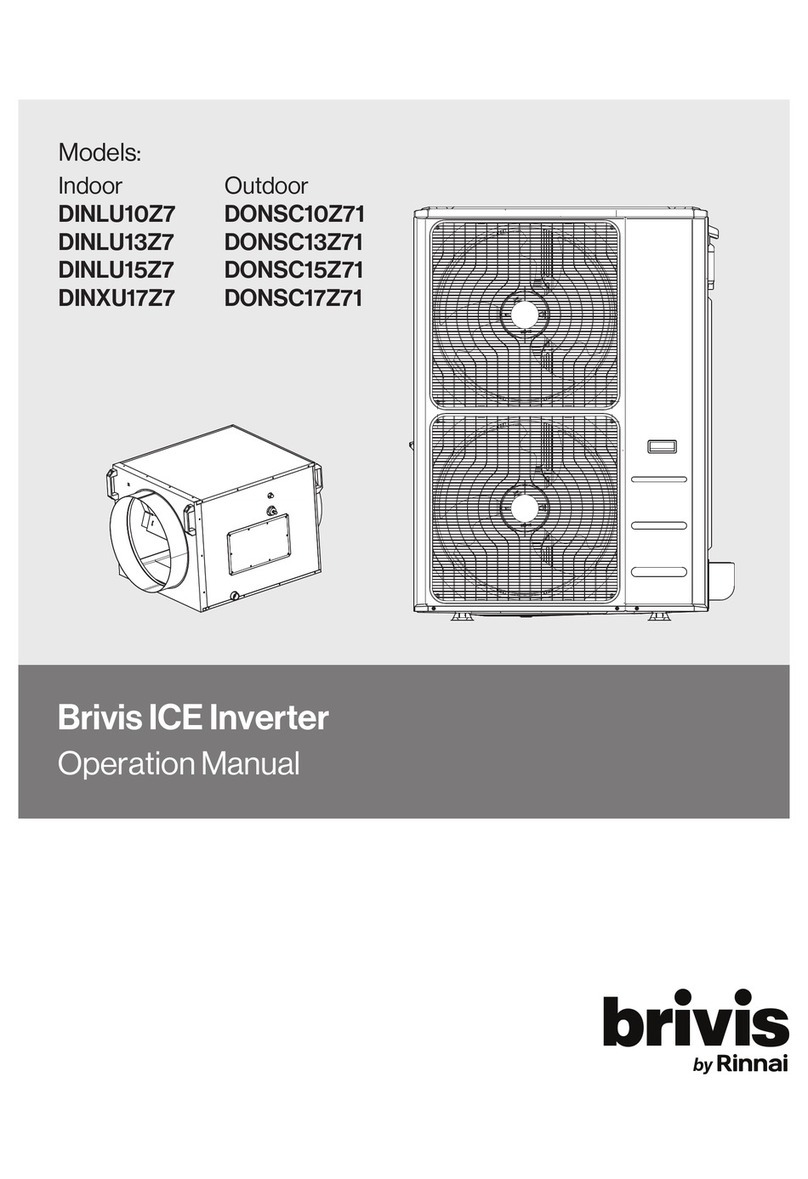 Rinnai Brivis DINLU10Z7 Operation manual