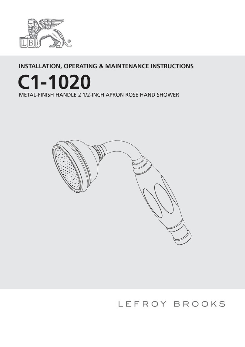 Lefroy Brooks C1-1020 Assembly instructions