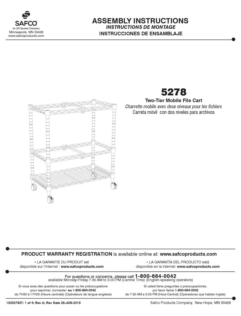 Safco 5278 Assembly instructions