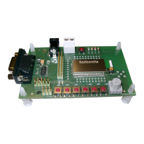Radiocrafts ZigBee RC2200DD User manual