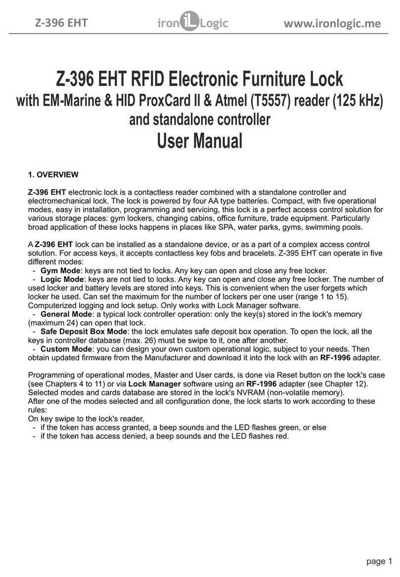 Iron logic Z-396 EHT user manual