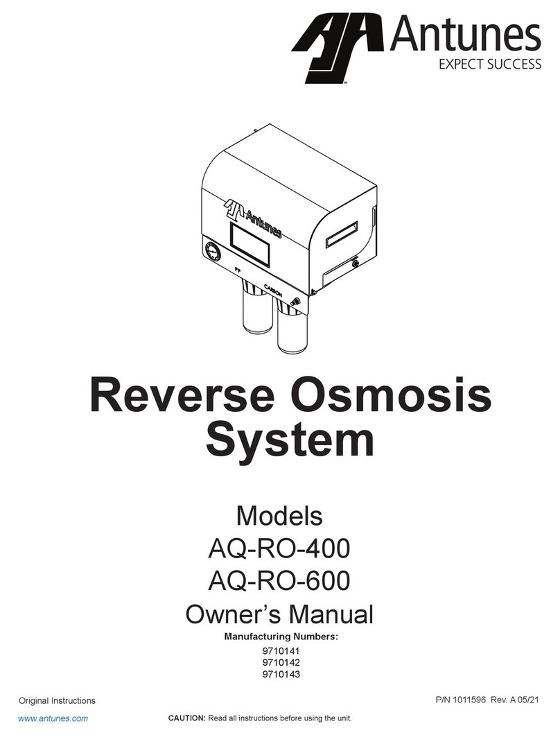 Antunes AQ-RO-400 owner's manual