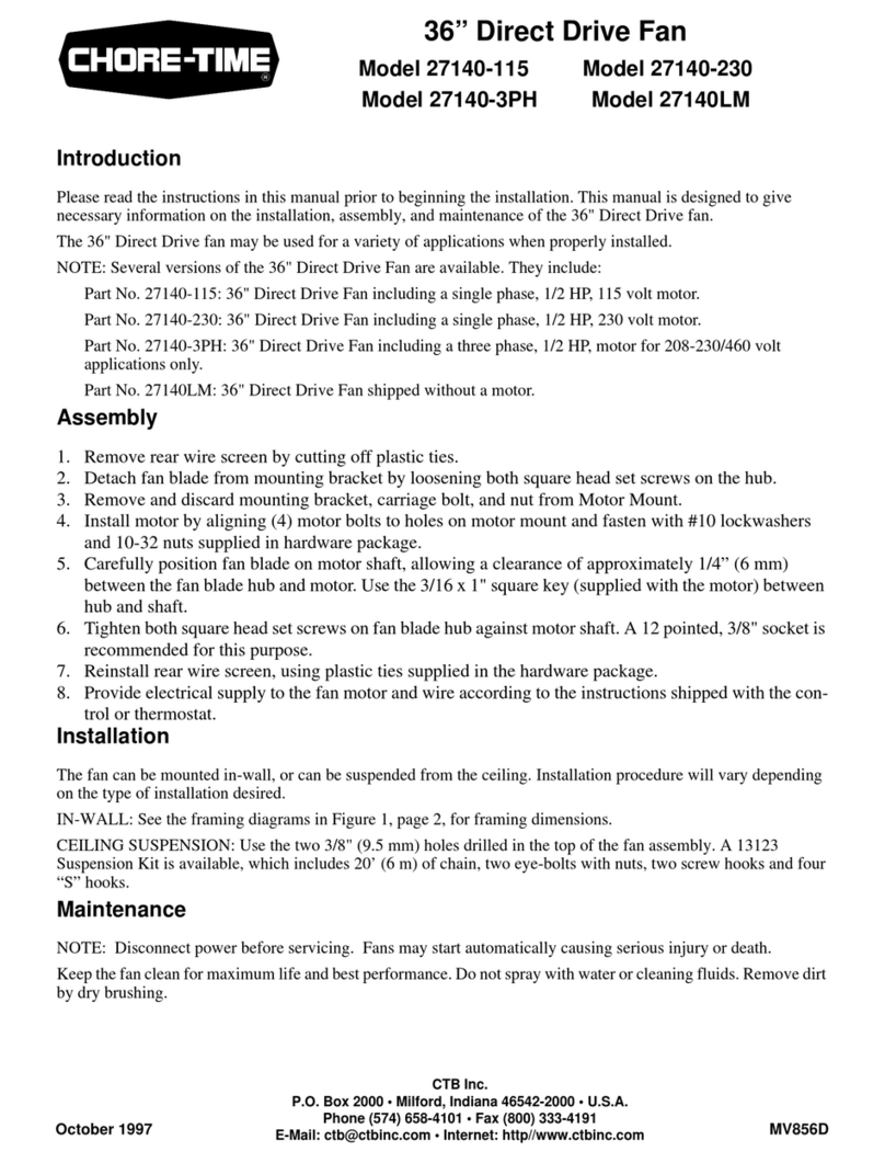 Chore-Time 27140-115 manual