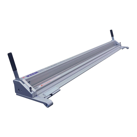 KEENCUT Evolution 3 SmartFold Maintenance manual