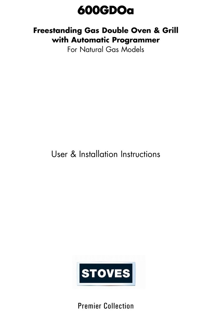 STOVES 600GDOa User & installation instructions