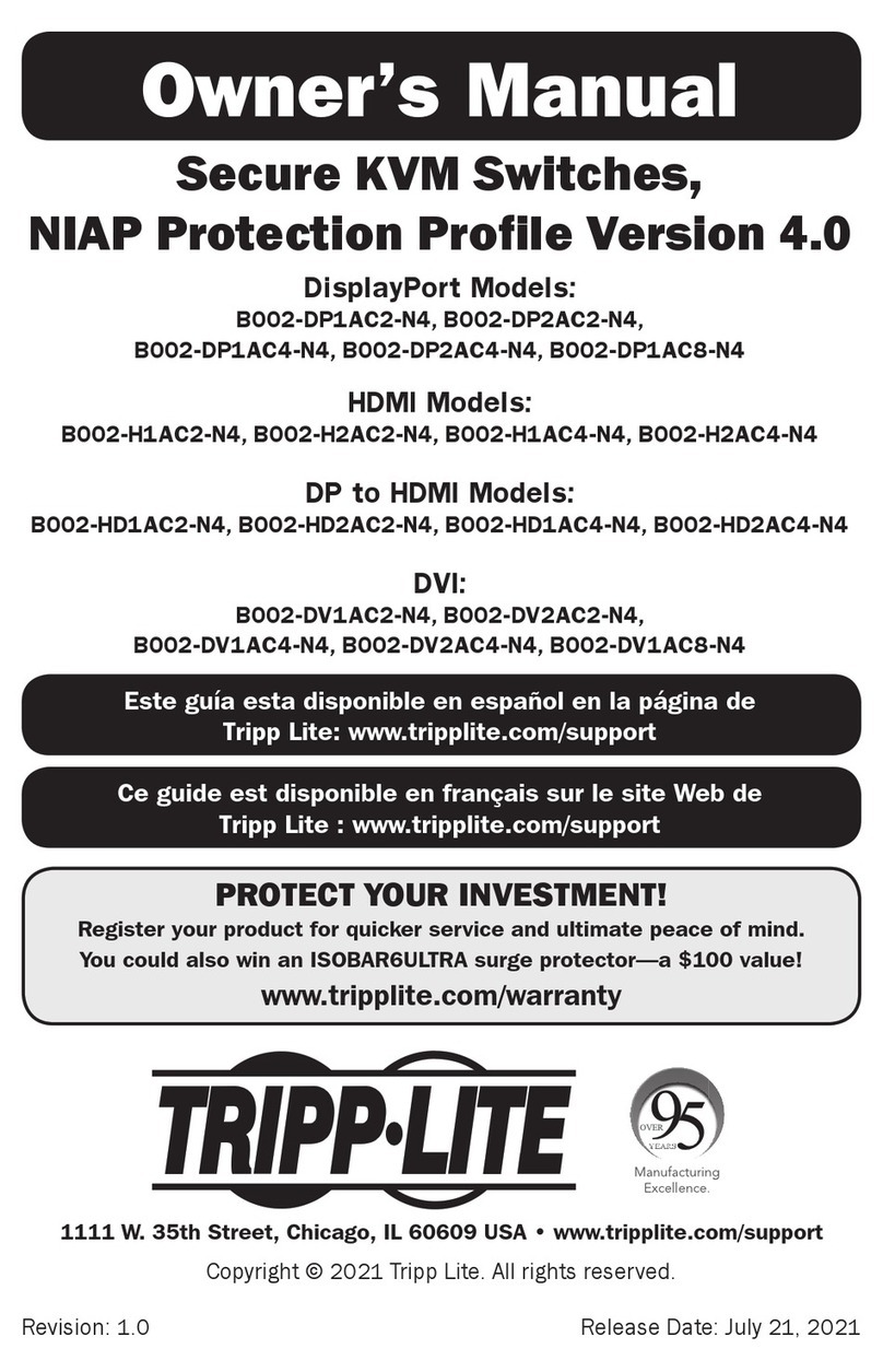 Tripp Lite B002-DP1AC2-N4 User manual