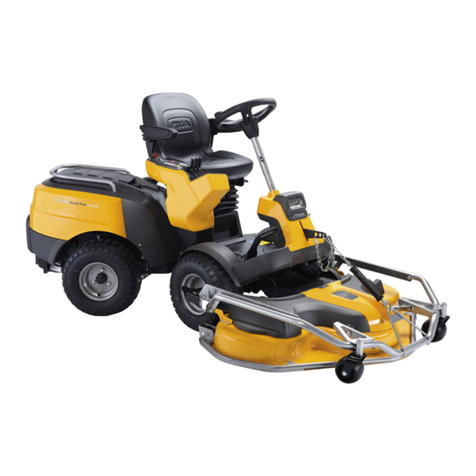 Stiga DECK PARK 121 M - 4WD instruction manual
