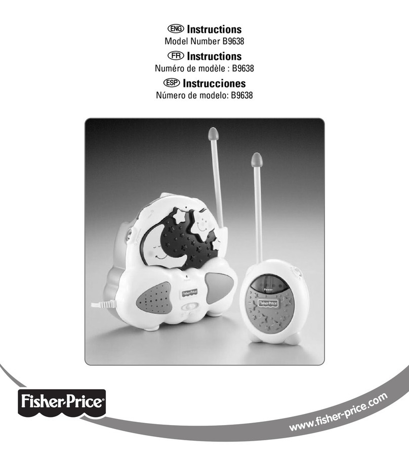 Fisher-Price Sweet Dreams Monitor instructions
