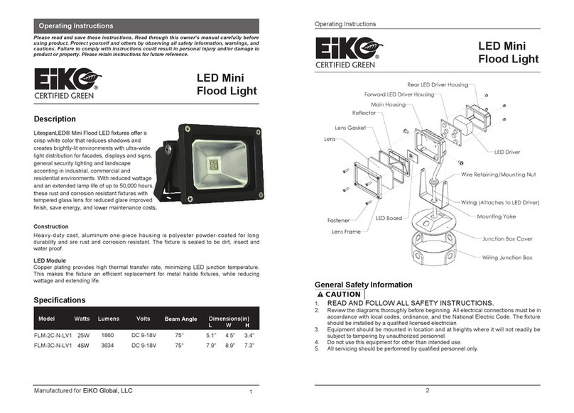Eiko FLM-2C-N-LV1 User manual
