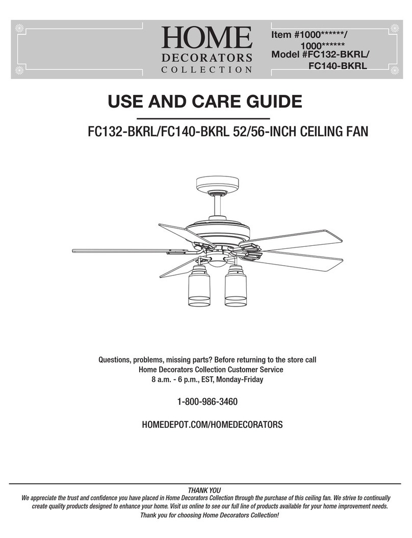 Home Decorators Collection FC140-BKRL User manual