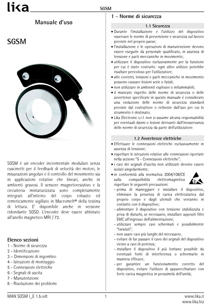 Lika SGSM User manual