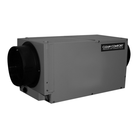 CLEAN COMFORT DV070 Installation and operation manual