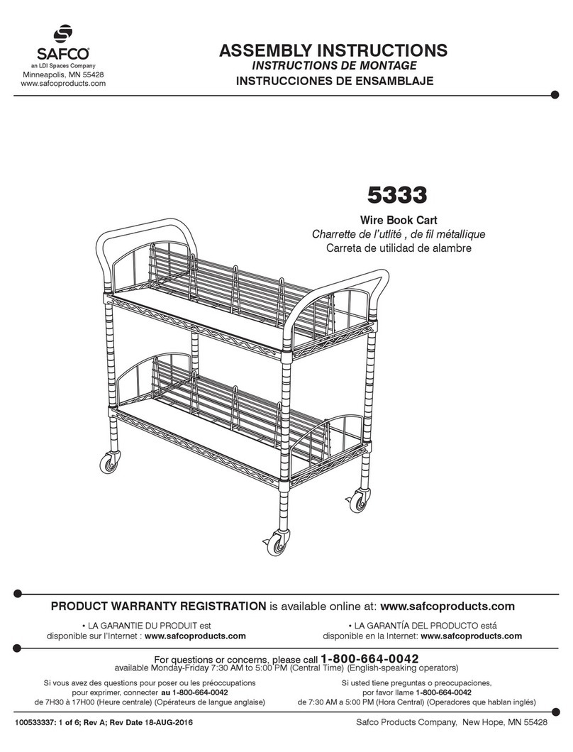 LDI Spaces SAFCO 5333 User manual LDI Spaces SAFCO 5333 User manual