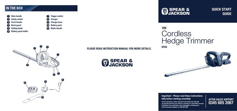 Spear & Jackson HT04 User manual Spear & Jackson HT04 User manual