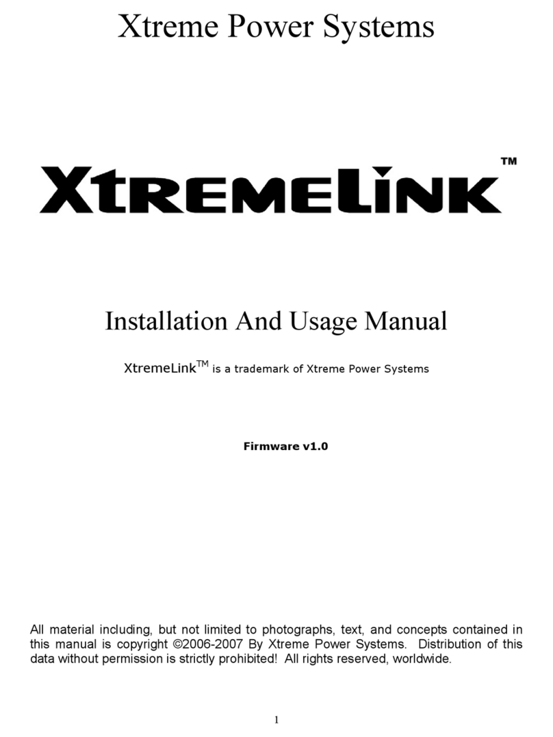 Xtreme Power Systems XtremeLink Installation and usage manual