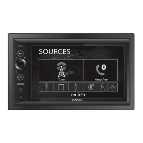 Jensen DUAL CMR2629 Installation & owner's manual