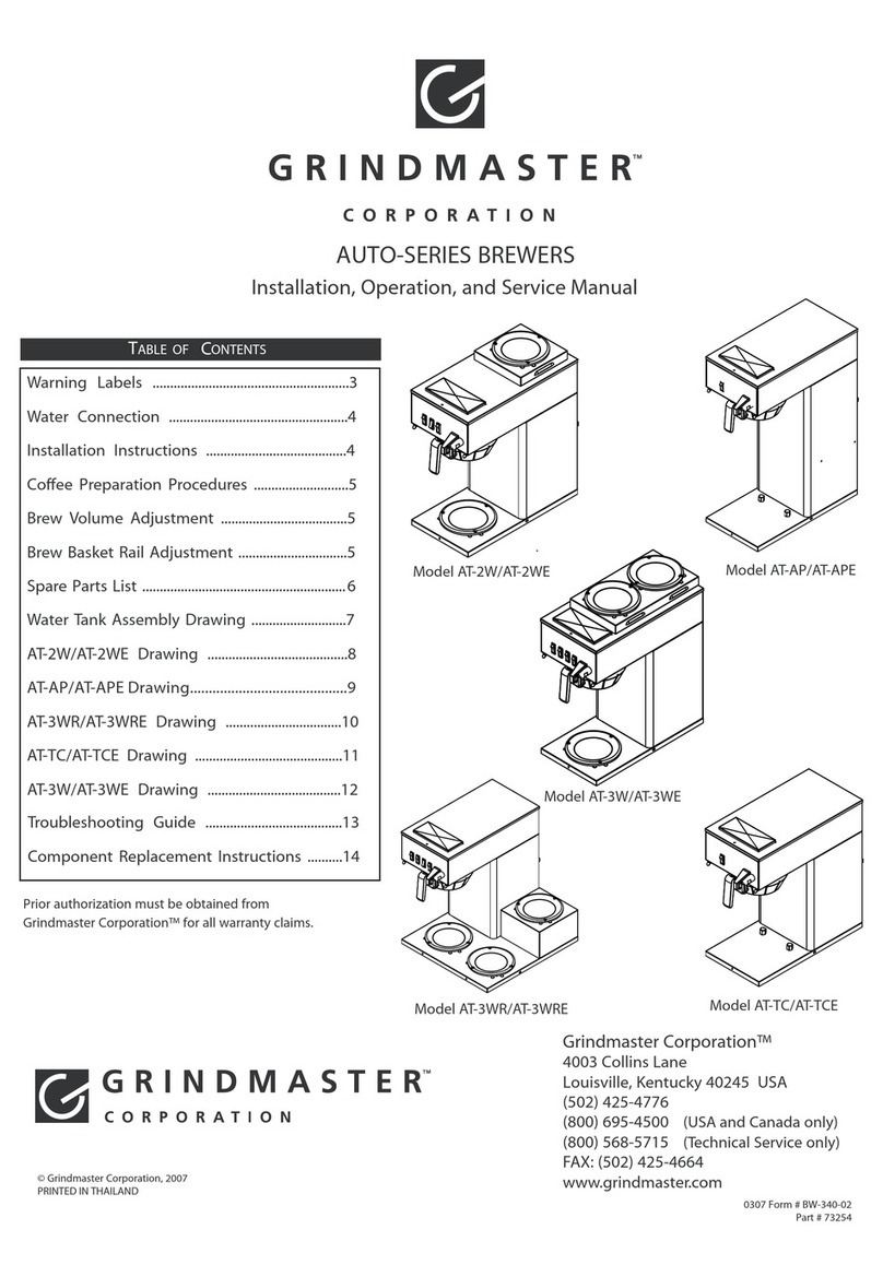 Grindmaster AUTO Series Setup guide