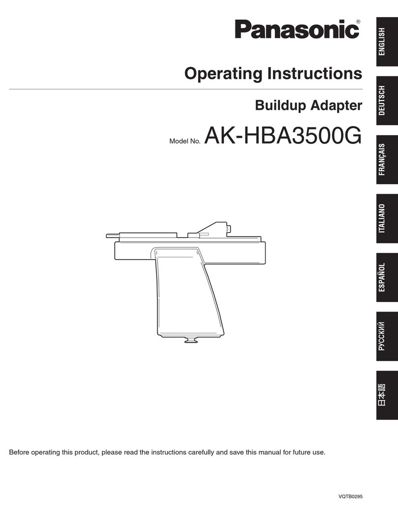 Panasonic AK-HBA3500G operating instructions