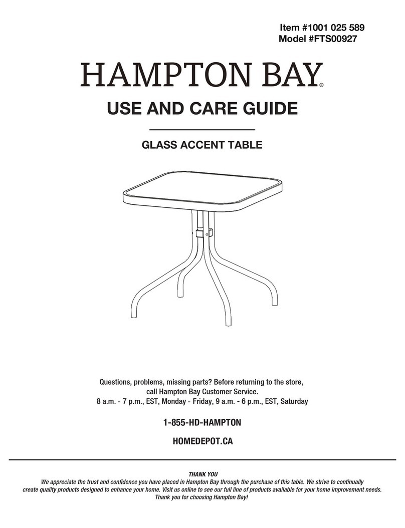 HAMPTON BAY FTS00927 User manual HAMPTON BAY FTS00927 User manual