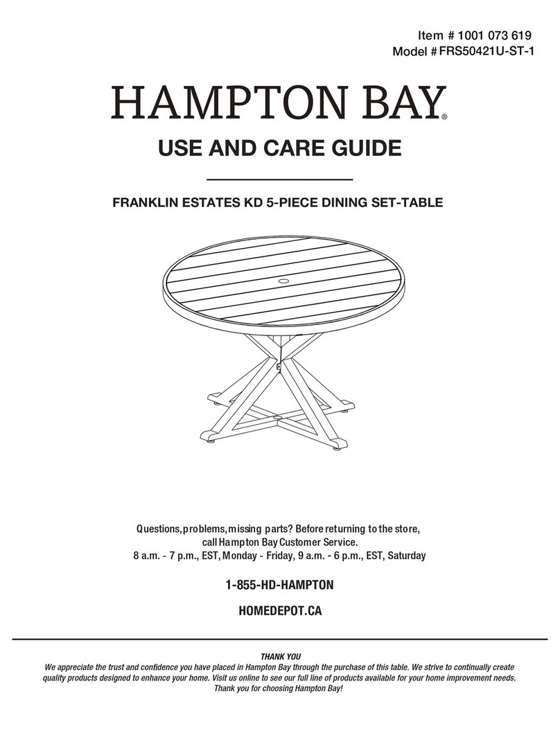HAMPTON BAY FRS50421U-ST-1 Use and care guide HAMPTON BAY FRS50421U-ST-1 Use and care guide