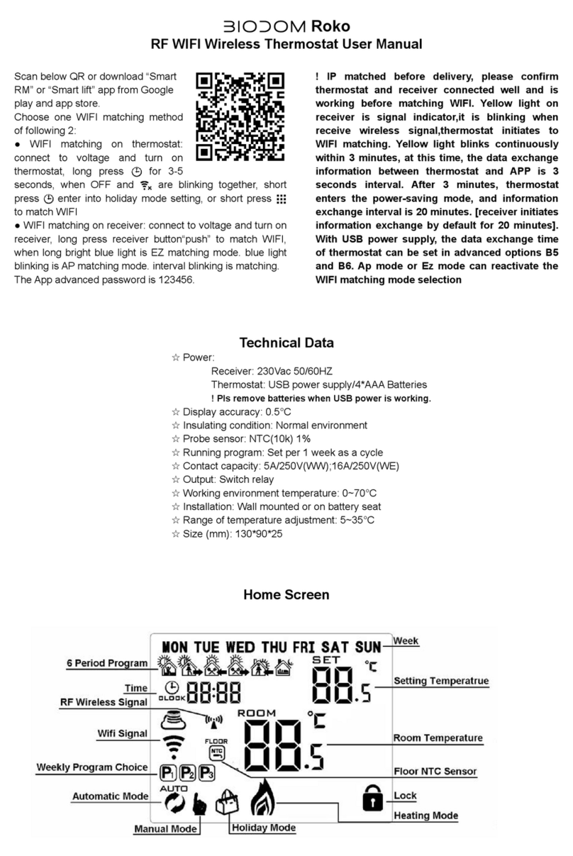 Biodom Roko user manual