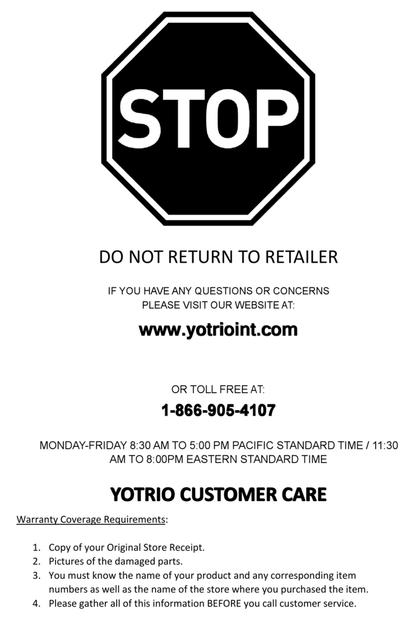 YOTRIO FTS61254ST User manual