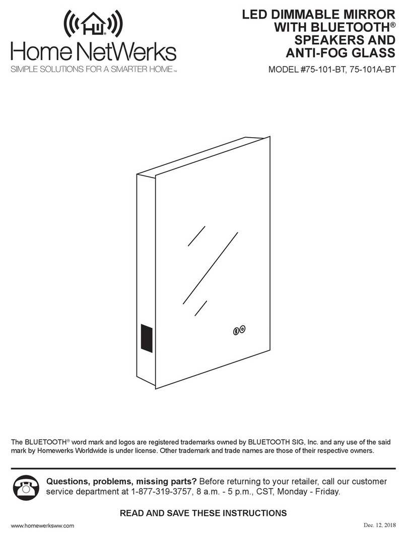 HOME NETWERKS 75-101-BT User manual