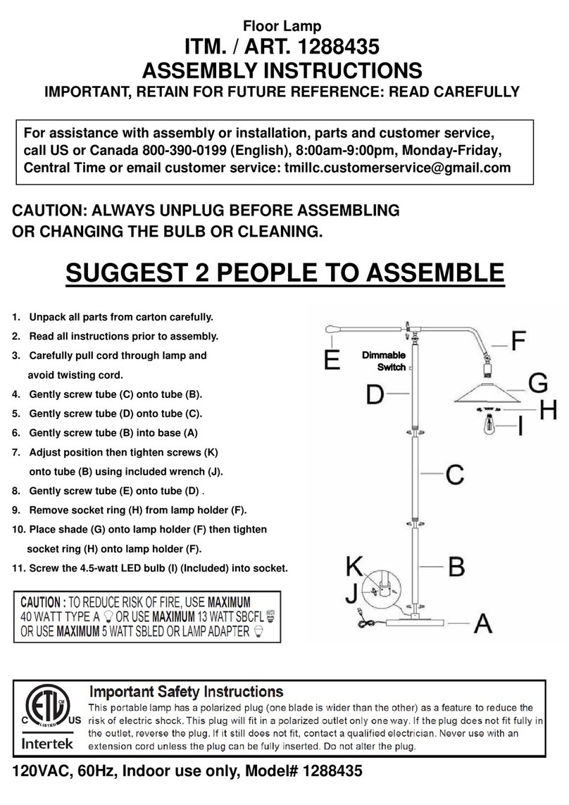 Costco 1288435 Assembly instructions