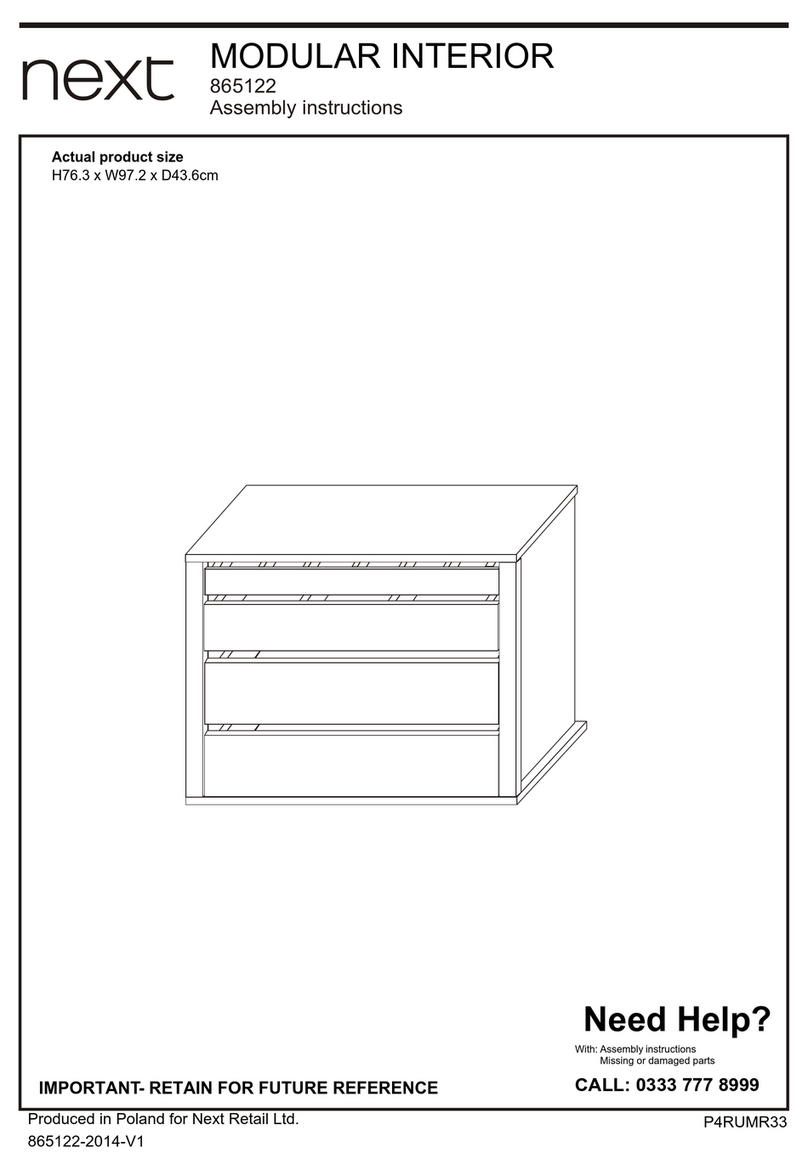 Next 865122 User manual Next 865122 User manual