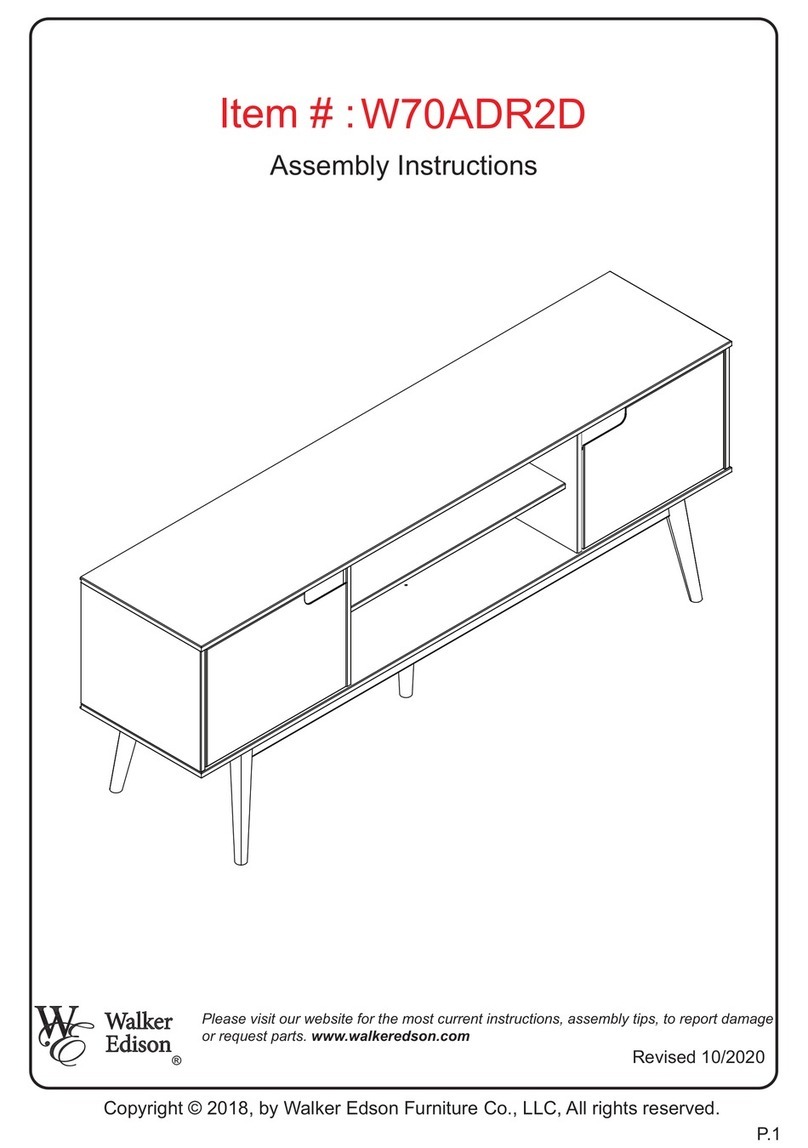 Walker Edison W70ADR2D User manual Walker Edison W70ADR2D User manual