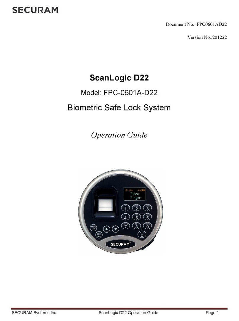Securam FPC-0601A-D22 Operation guide