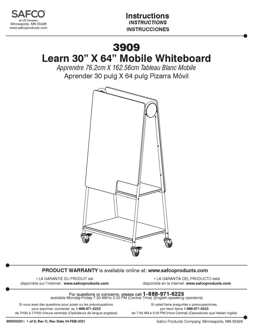 LDI Spaces Safco 3909 User manual