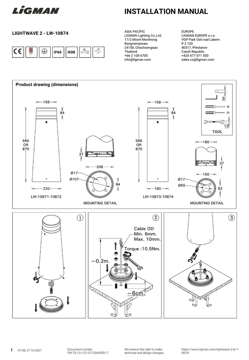 LIGMAN LIGHTWAVE 2 User manual