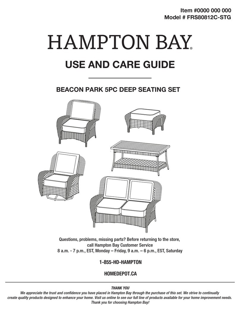 HAMPTON BAY FRS80812C-STG User manual